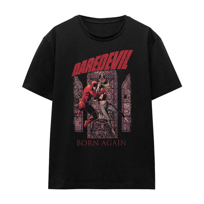 Black - Lifestyle - Daredevil Womens-Ladies Born Again Comic Cover T-Shirt