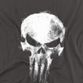 Light Graphite - Back - Daredevil Unisex Adult Born Again Punisher Skull Long-Sleeved T-Shirt