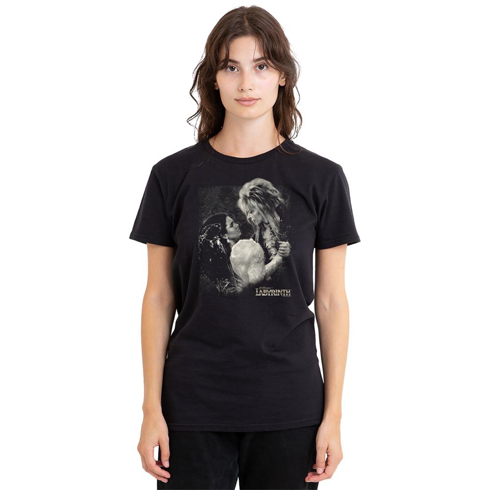 Black - Back - Labyrinth Womens-Ladies Dream Dance T-Shirt