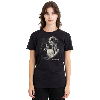 Black - Back - Labyrinth Womens-Ladies Dream Dance T-Shirt