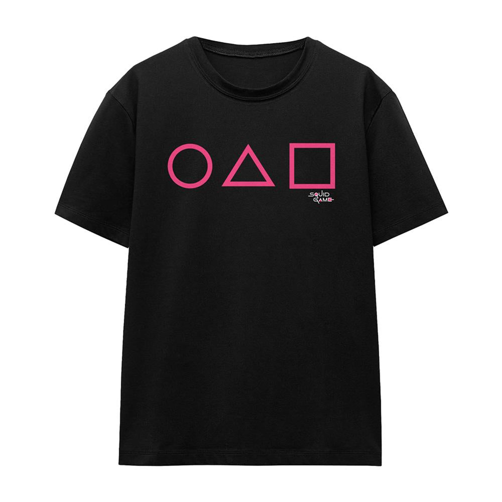 Black - Front - Squid Game Womens-Ladies Icons T-Shirt