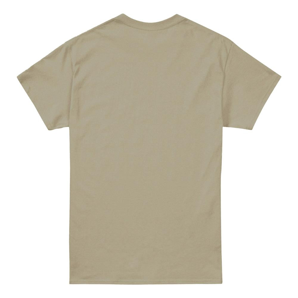 Safari Green - Back - Hummer Unisex Adult Sunset Logo T-Shirt
