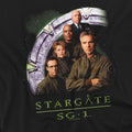 Black - Side - Stargate SG-1 Unisex Adult Cast Stacked T-Shirt