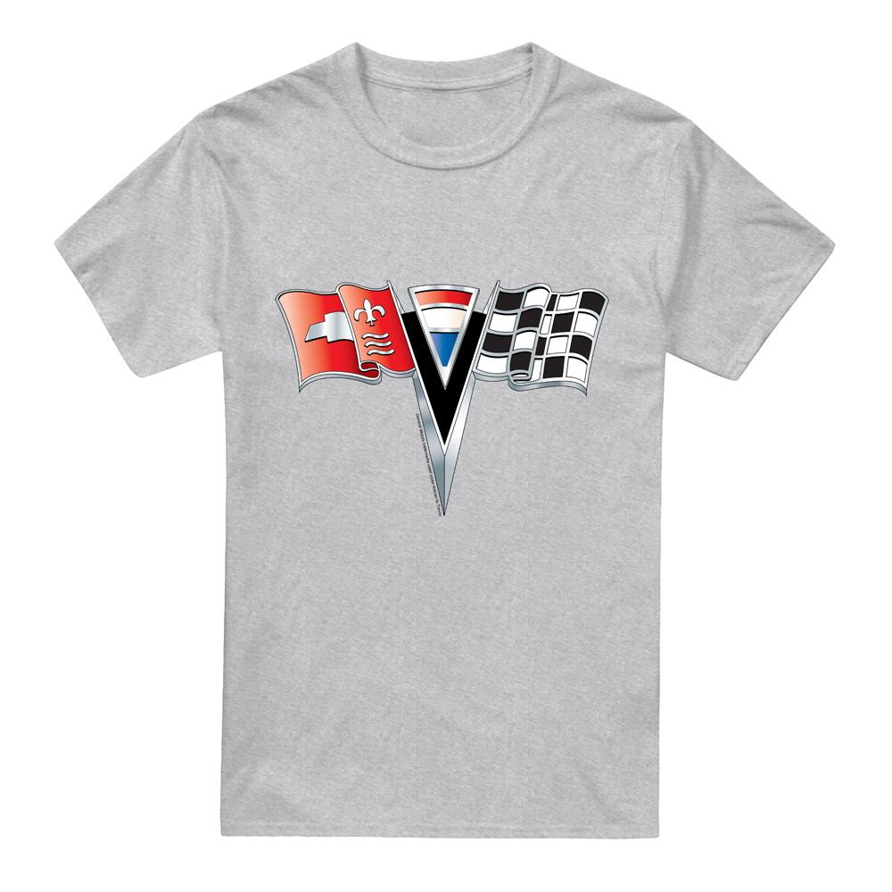 Athletic Heather - Front - Chevrolet Unisex Adult 2nd Gen Vette Nose Emblem Heather T-Shirt
