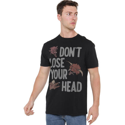 Black - Back - Labyrinth Unisex Adult Don´t Lose Your Head T-Shirt