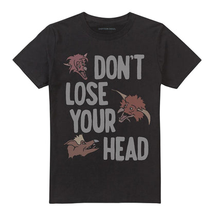 Black - Front - Labyrinth Unisex Adult Don´t Lose Your Head T-Shirt