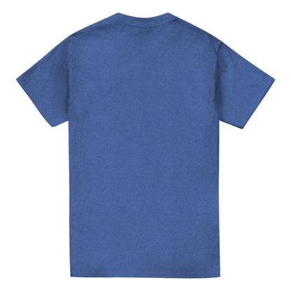 Heather Royal - Pack Shot - Asterix Unisex Adult Fight Silhouette Heather T-Shirt