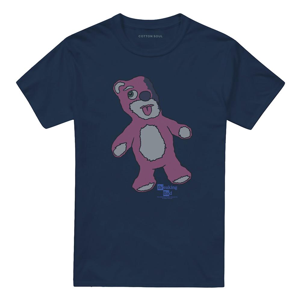 Navy - Front - Breaking Bad Unisex Adult Teddy Bear T-Shirt