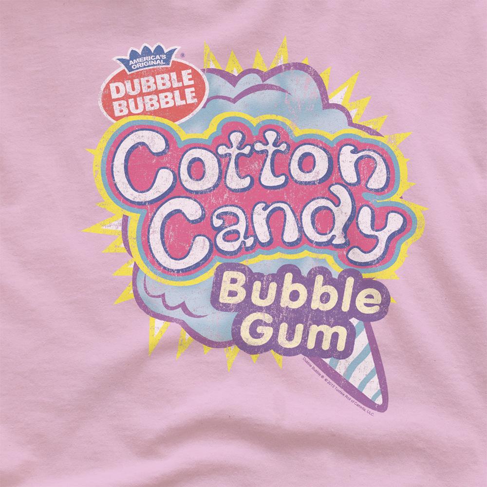 Pink - Pack Shot - Dubble Bubble Unisex Adult Candy Floss T-Shirt