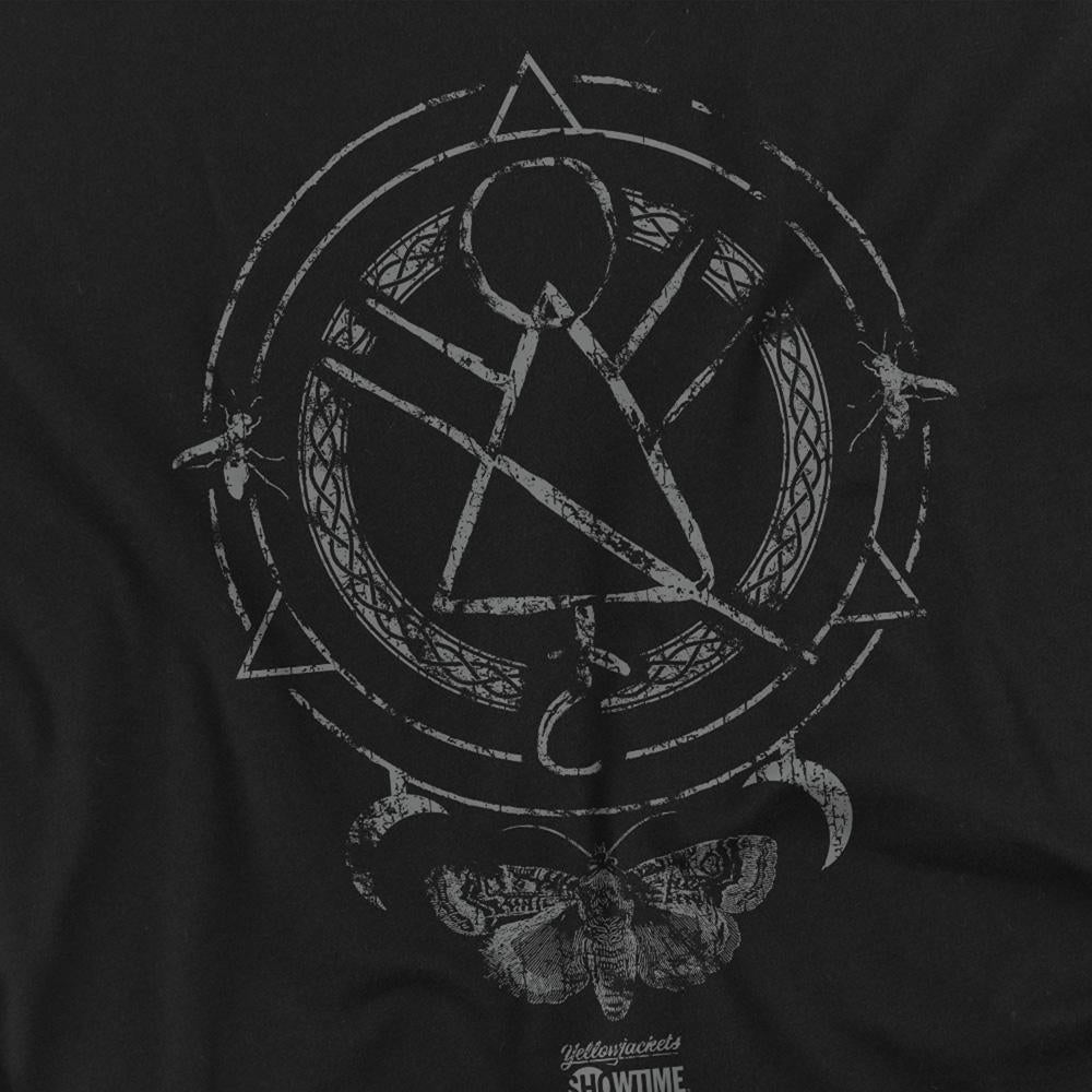 Black - Side - Yellowjackets Unisex Adult Sigil T-Shirt