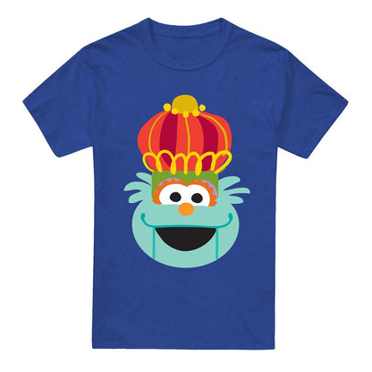 Royal Blue - Side - Sesame Street Unisex Adult Rosita Nutcracker Christmas T-Shirt