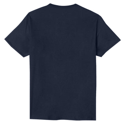 Navy - Back - Jurassic Park Mens Camo Logo T-Shirt
