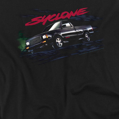 Black - Lifestyle - GMC Unisex Adult Syclone Long-Sleeved T-Shirt