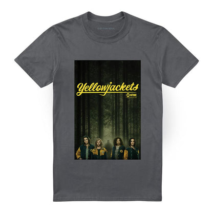 Charcoal - Front - Yellowjackets Unisex Adult Character Poster T-Shirt