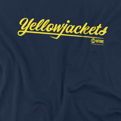 Navy - Pack Shot - Yellowjackets Unisex Adult Logo T-Shirt