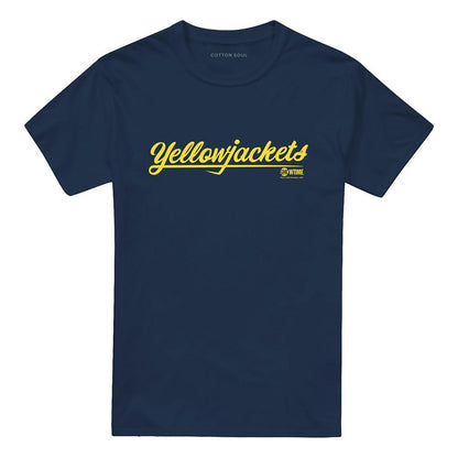 Navy - Front - Yellowjackets Unisex Adult Logo T-Shirt