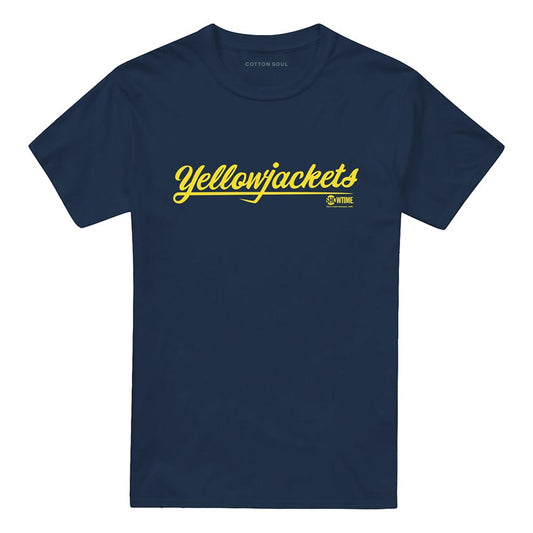 Navy - Front - Yellowjackets Unisex Adult Logo T-Shirt