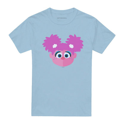 Light Blue - Front - Sesame Street Unisex Adult The Abby Aura T-Shirt