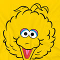 Yellow - Side - Sesame Street Unisex Adult Big Bird Full Face T-Shirt