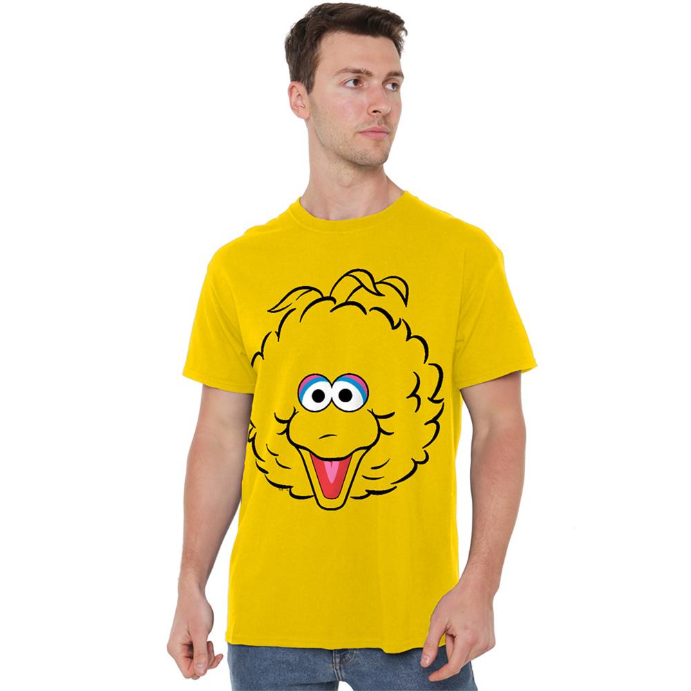 Yellow - Lifestyle - Sesame Street Unisex Adult Big Bird Full Face T-Shirt