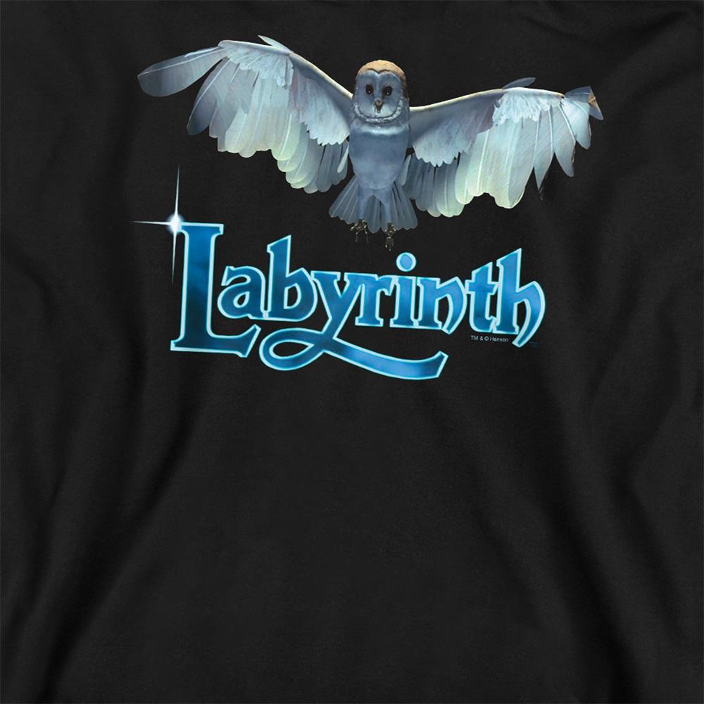 Black - Side - Labyrinth Unisex Adult Title Sequence Sweatshirt