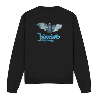 Black - Front - Labyrinth Unisex Adult Title Sequence Sweatshirt