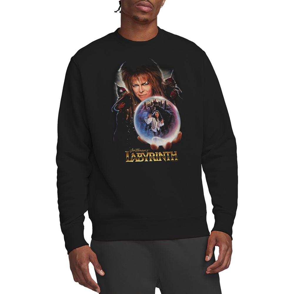 Black - Back - Labyrinth Unisex Adult I Have A Gift Sweatshirt