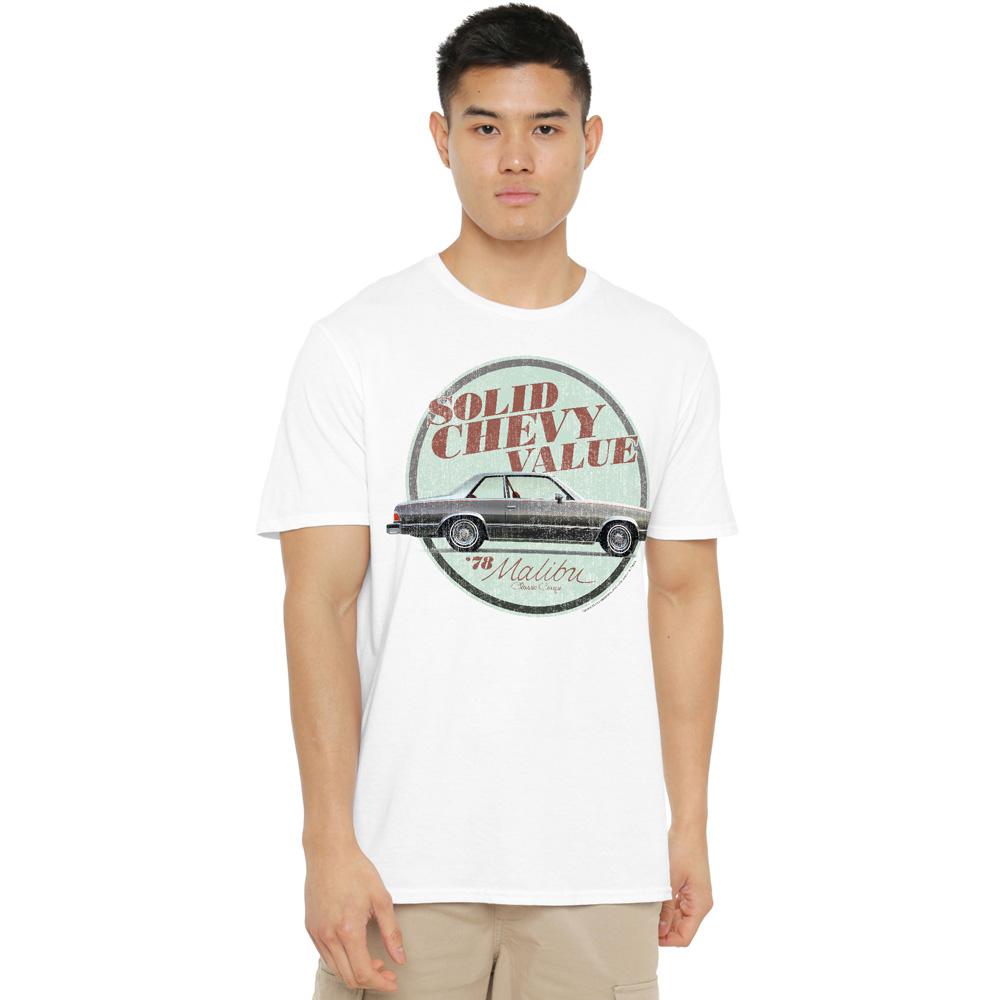 White - Back - Chevrolet Unisex Adult Do The Bu T-Shirt