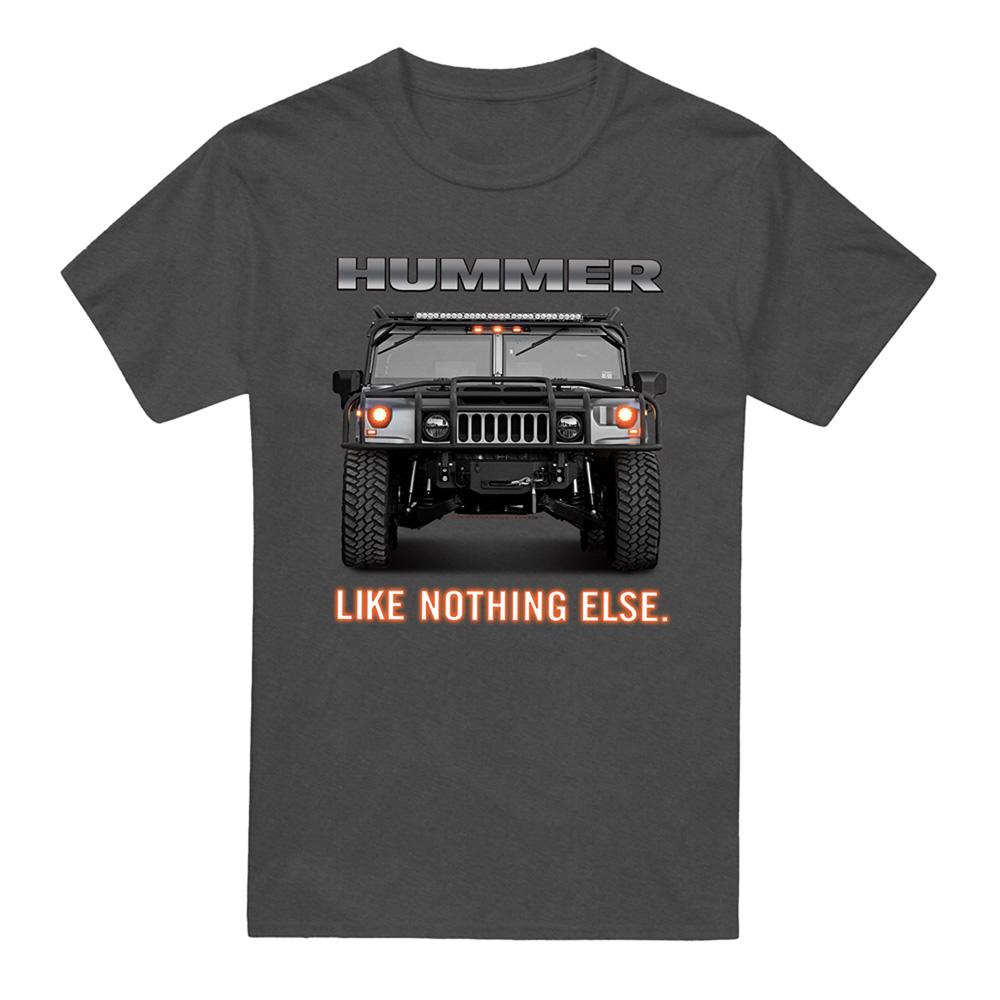 Charcoal Heather - Front - Hummer Unisex Adult Like Nothing Else T-Shirt