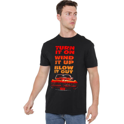 Black-Red - Lifestyle - Pontiac Unisex Adult Blow It Out Gto T-Shirt
