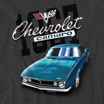 Charcoal - Lifestyle - Chevrolet Unisex Adult Classic Camaro Heather T-Shirt