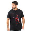 Black - Side - Daredevil Mens Raindrop T-Shirt