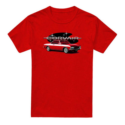 Heather Red - Front - Chevrolet Unisex Adult 65 Corvair Mona Spyda Coupe Heather T-Shirt