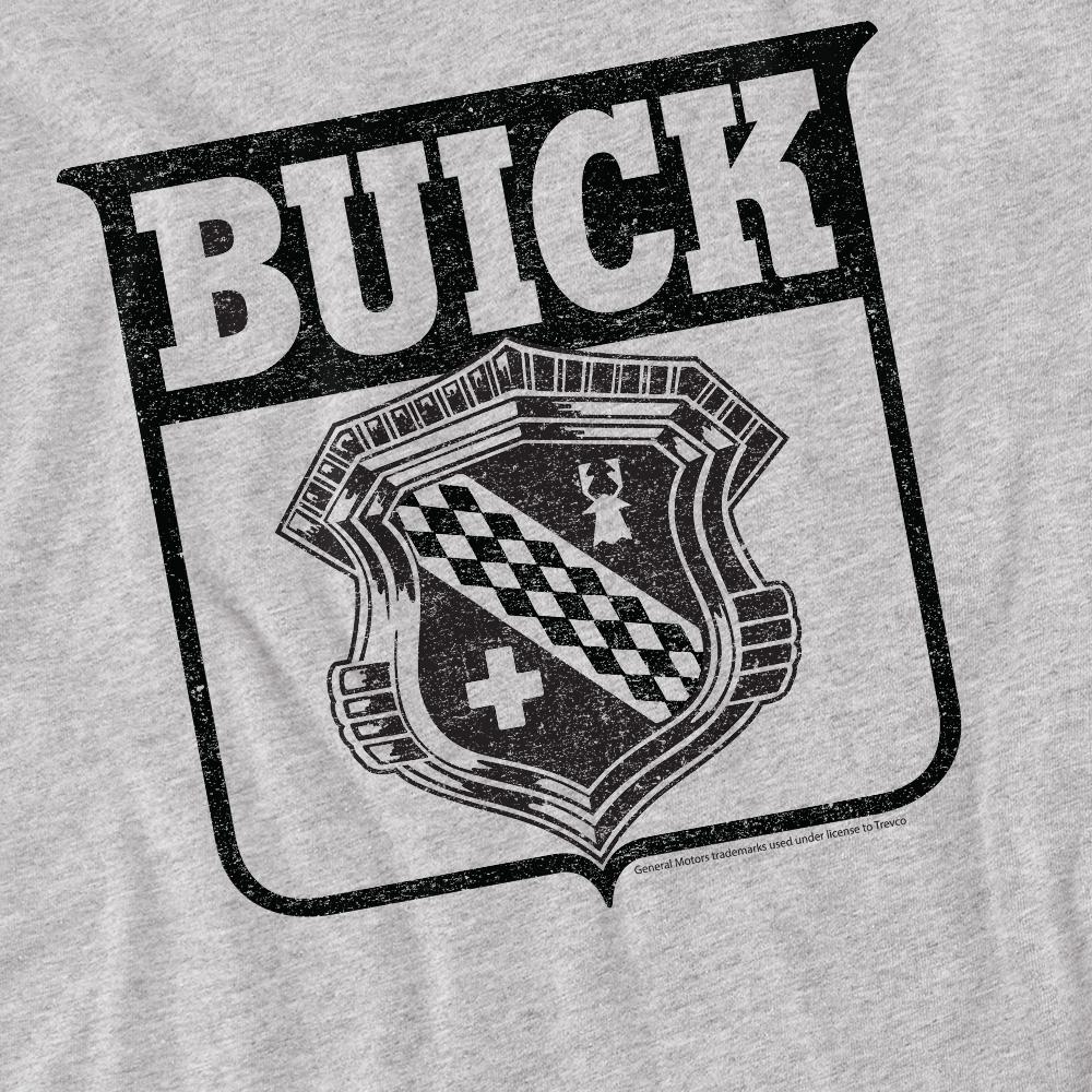 Athletic Heather - Side - Buick Unisex Adult 1946 Emblem Logo T-Shirt