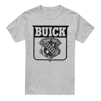 Athletic Heather - Front - Buick Unisex Adult 1946 Emblem Logo T-Shirt