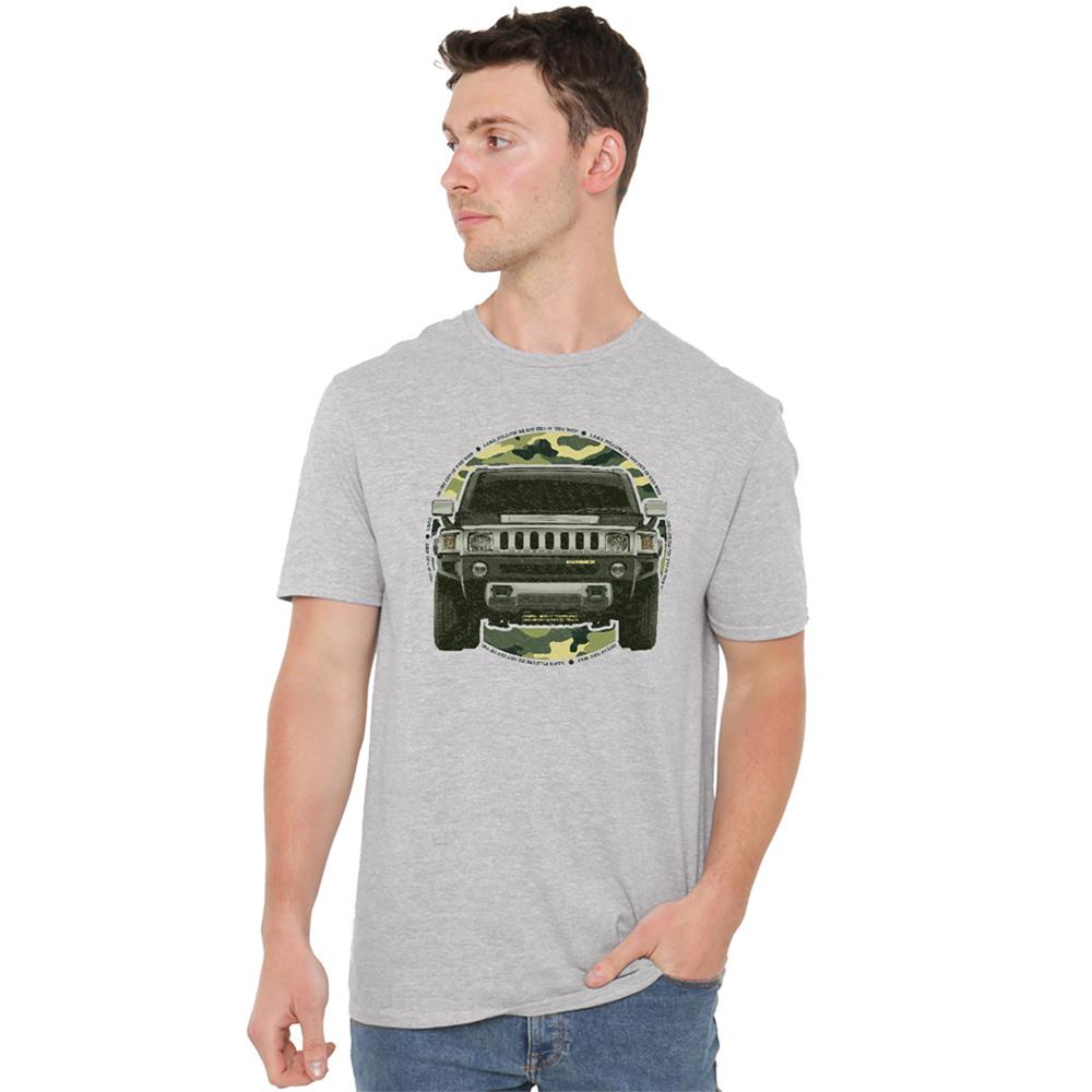 Athletic Heather - Back - Hummer Unisex Adult Lead Or Follow Heather T-Shirt