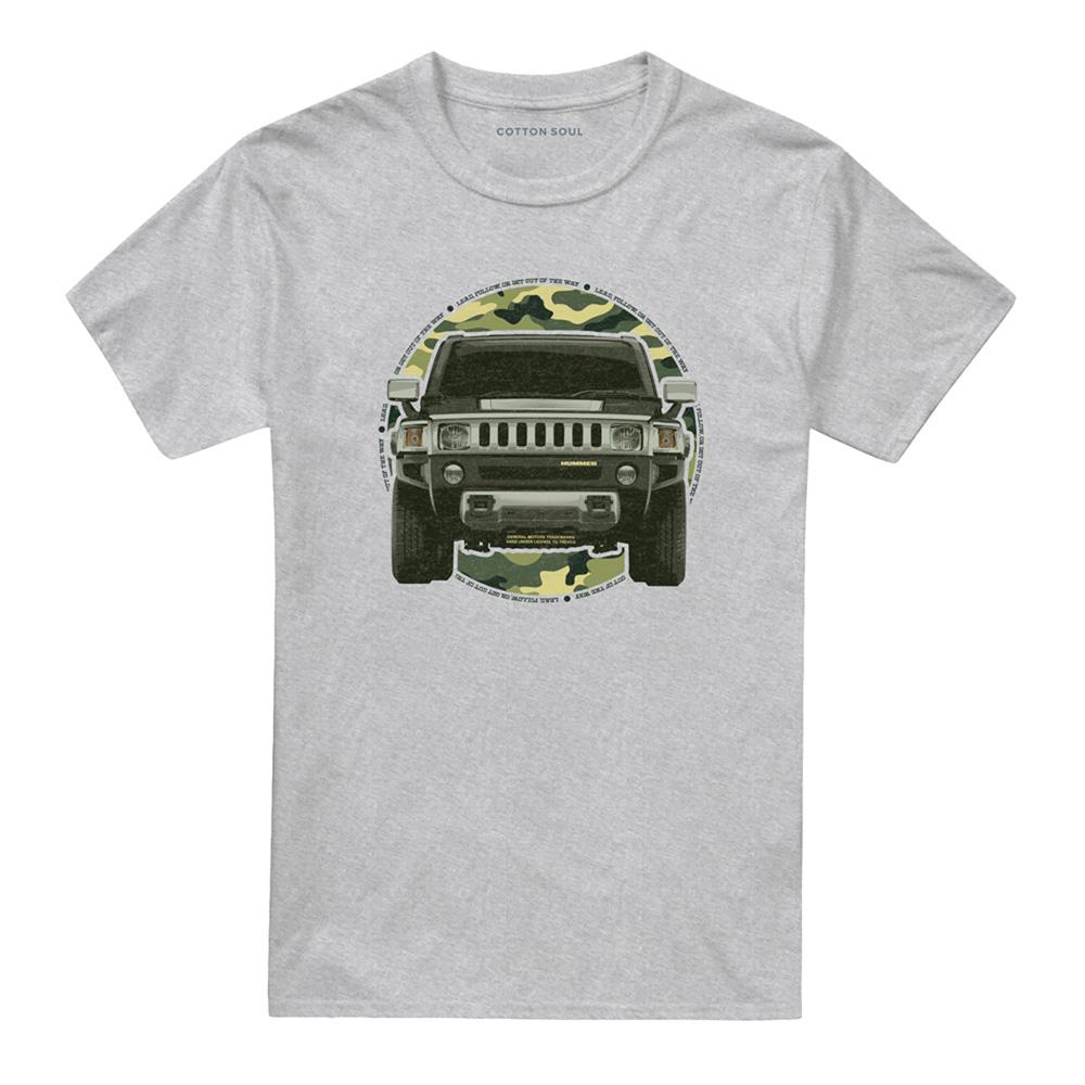 Athletic Heather - Front - Hummer Unisex Adult Lead Or Follow Heather T-Shirt