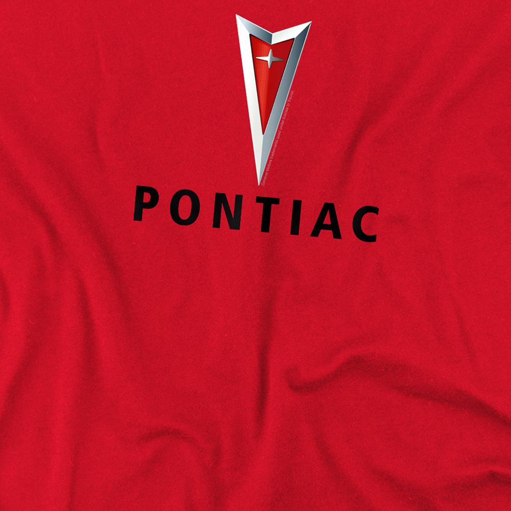Red - Side - Pontiac Unisex Adult Arrowhead T-Shirt