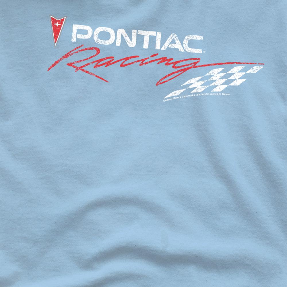 Light Blue - Side - Pontiac Unisex Adult Rough-Hewn Racing T-Shirt