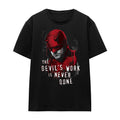 Black - Lifestyle - Daredevil Womens-Ladies Born Again The Devil´s Work Is Never Done T-Shirt