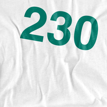 White-Green - Back - Squid Game Unisex Adult Season Two 230 3-4 Sleeve Baseball T-Shirt