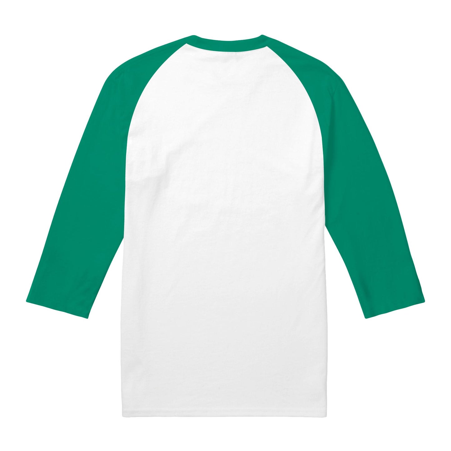 White-Green - Side - Squid Game Unisex Adult Season Two 230 3-4 Sleeve Baseball T-Shirt