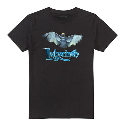 Black - Front - Labyrinth Unisex Adult Title Sequence T-Shirt