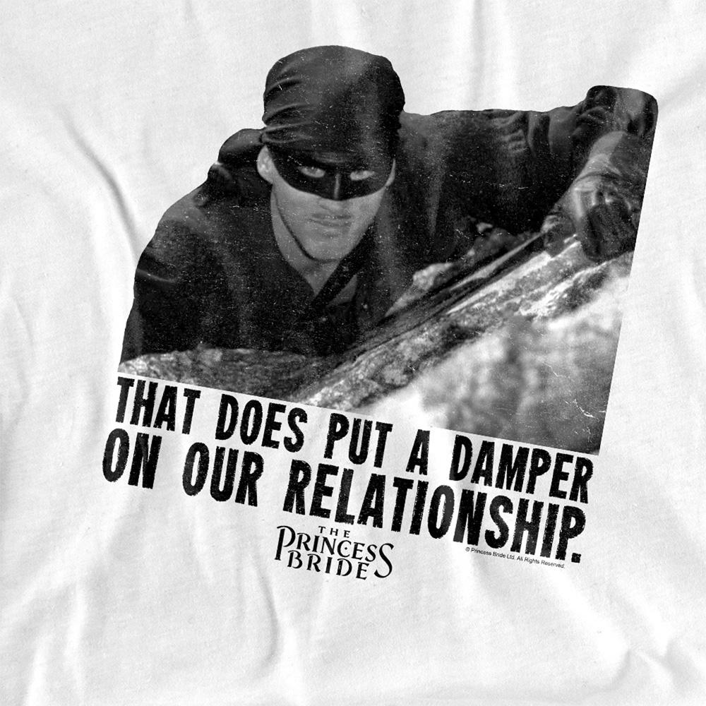 White - Side - The Princess Bride Unisex Adult Damper T-Shirt
