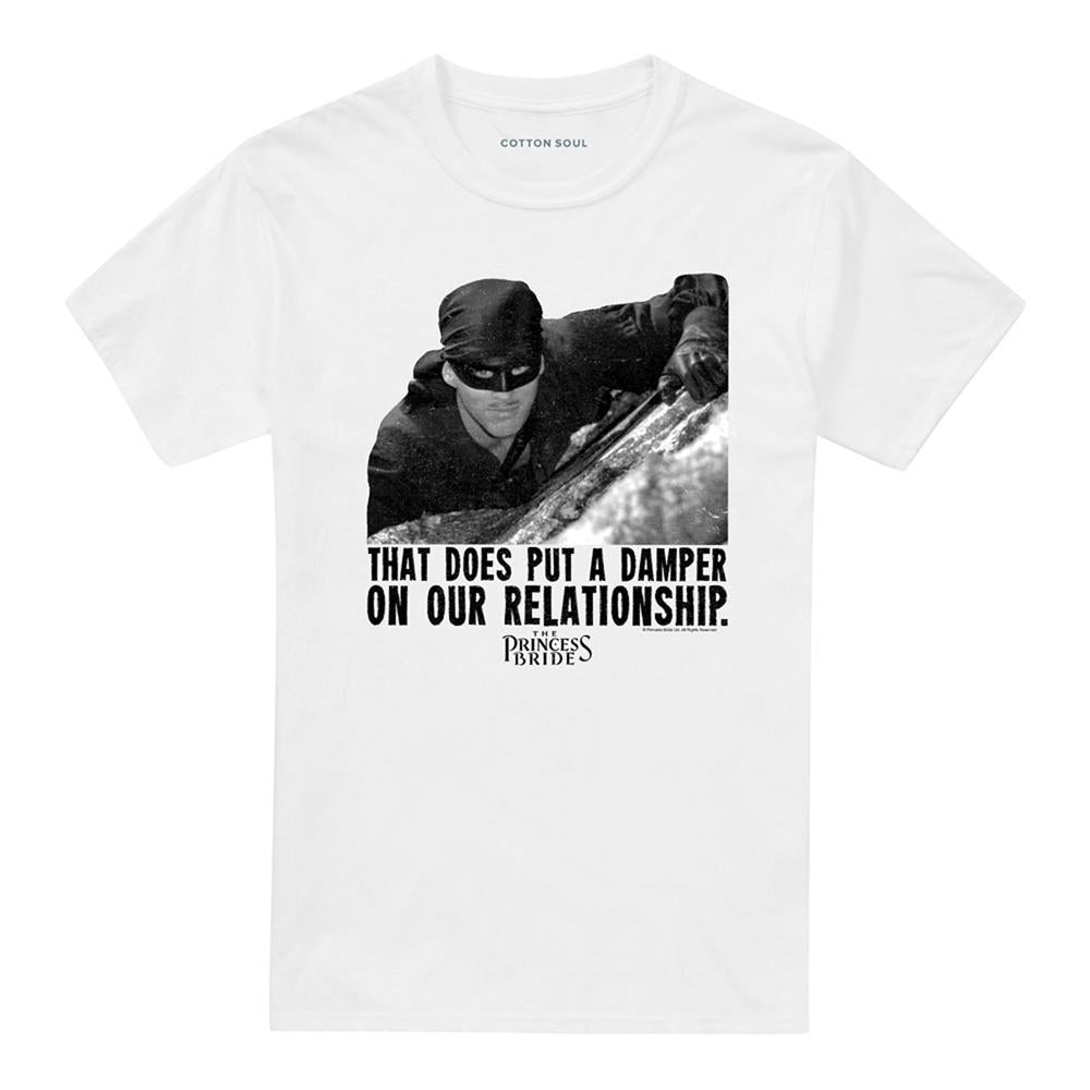 White - Front - The Princess Bride Unisex Adult Damper T-Shirt