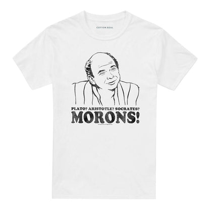 White - Front - The Princess Bride Unisex Adult Morons T-Shirt