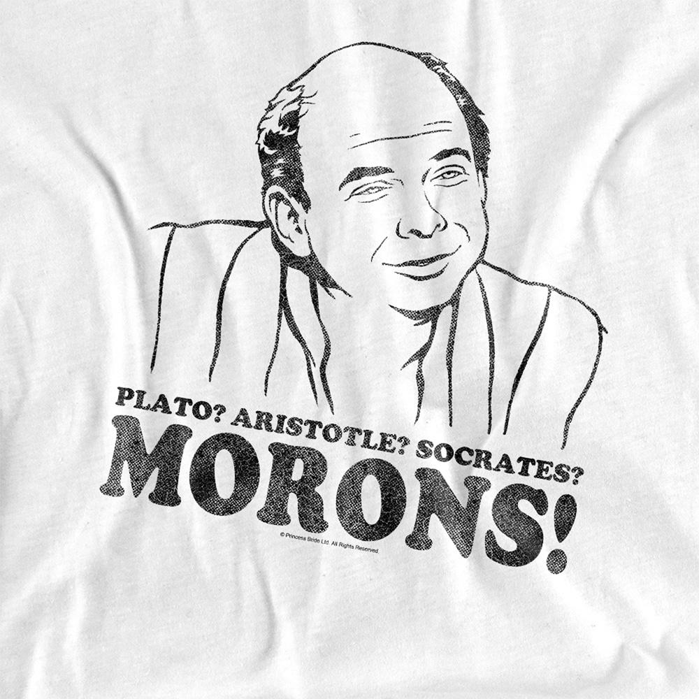 White - Side - The Princess Bride Unisex Adult Morons T-Shirt
