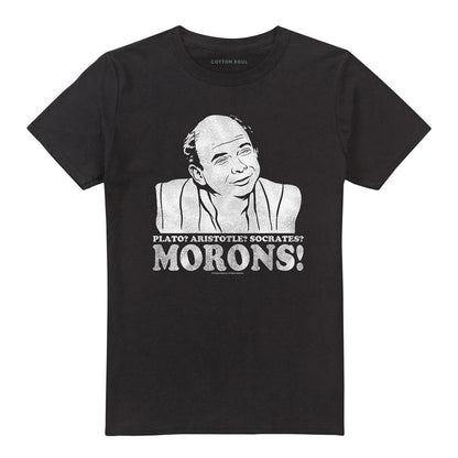 Black - Front - The Princess Bride Unisex Adult Morons T-Shirt