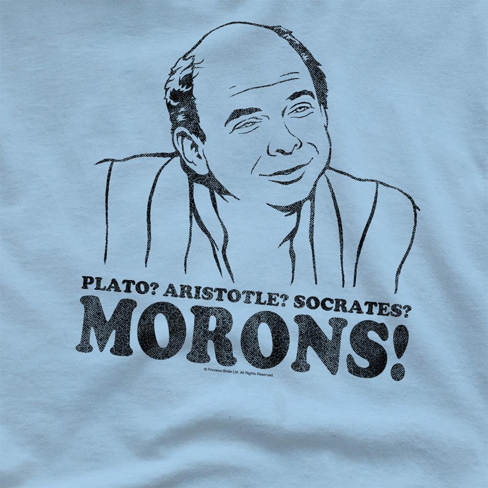 Light Blue - Side - The Princess Bride Unisex Adult Morons T-Shirt