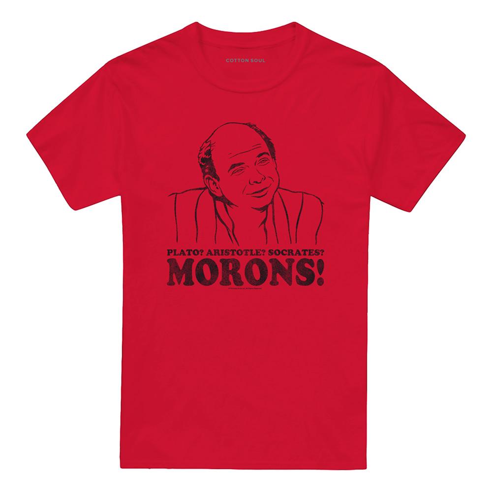 Red - Front - The Princess Bride Unisex Adult Morons T-Shirt